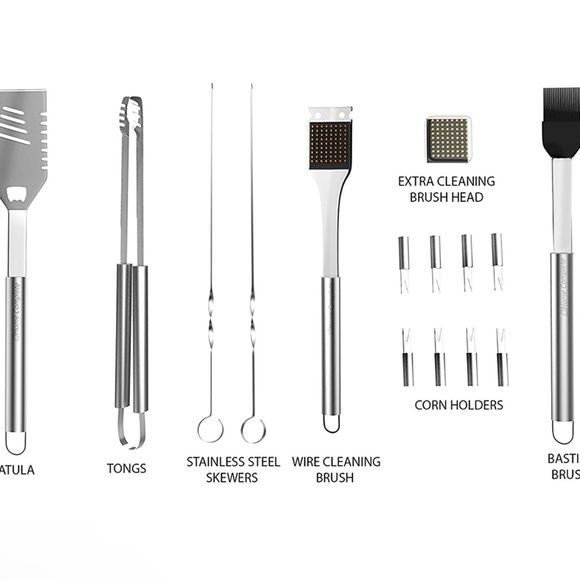 Home-Complete BBQ Accessories – 16PC Grill Set - Picture 3 of 9